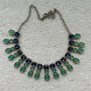 Short Chain Jeweled Necklace